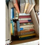 A Box of antique books etc