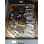 A Box of Collectable toys includes game of thrones cast figures, die cast planes etc