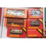 Boxed Hornby Diesel shunter, boxed hornby wagons etc