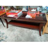 Mahogany coffee table