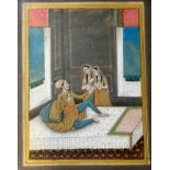 19th century Islamic painting of Emperor Jahangir. [37.5x27cm]