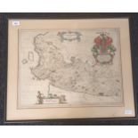 18th/19th Century coloured map (CVNINGHAMIA) [58x72cm]