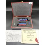 Bachmann Sir Guy Williams limited edition train loco with tender in fitted display box