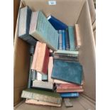 A Box of antique books to be include poetry, Byron's life & work etc