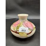 Moorcroft Pink Magnolia flower pattern vase