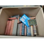 A Box of antique books to include life of frank buckland by GC Bompas, modern England, gibbons Roman