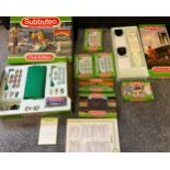 A Collection of boxed vintage Subbuteo football collectables, includes club edition set, three