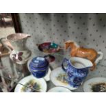 Beswick Horse figure together with selection of Maling ware includes Ringtons etc