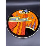 Lorna Bailey art deco style carltonware place 47/100, signed. [35x35cm]