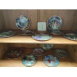 Selection of Royal Worcester collectors plates with certificates