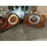 2 Art deco period mantle clocks includes franz hermle