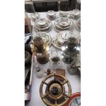 A Large Collection oil lamps