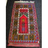 Anatolian Turkish made ornate rug. [190x101cm]