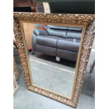 A Large gilt framed mirror