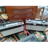 2 Vintage Roberts R707 models radio [one needs attention]