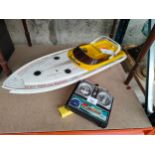 Remote control marine speed boat