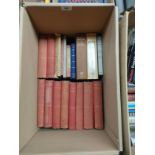 A Box of antique books includes ainsworth books and many more.