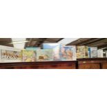 Large selection of boxed jig saw puzzles.