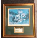 Limited print ''Port Line'' by Terence Cuneo. Print 103/850, Signed by the artist. Depicting S.R
