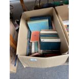 A Box of antique books to be include poetry, Byron's life & work, Alice's Adventures in Wonderland