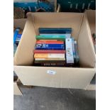 A Box of mixed genre books to include Journals, Adventures of Huckleberry Finn and Dont Tell