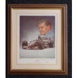 Peter Deighan Artists Proof print ''Coulthard'' from an original painting, signed. [65x55cm]