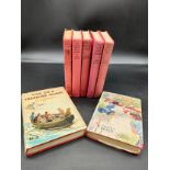 Collection of vintage Enid Blyton books to include The school at the turrets Five go off to camp