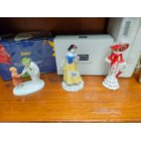 Royal Doulton Disney Princess 'Snow White' figure, Coalport first edition 'The Snowman' figure and a