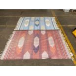 2 Eastern themed rugs