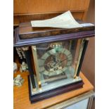 Brooks & Bentley 'The Colonnade' mantel clock with certificate of authenticity.