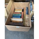 A Box of mixed genre books; Navy Chronicles & The Battles of English History.