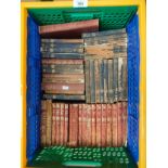 Box of antique books to include The Bride of Lammermoor by Sir Walter Scott, Mr Jorrock's Jaunts and