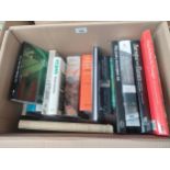 Box of books to include James Hogg Selected Poems, Holbein's Drawings at Windsor Castle, Hans