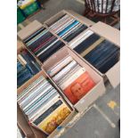 Five large boxes of Classical genre records.