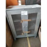 2 door metal garden storage unit