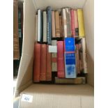 A box of vintage books includes ghost of London by hv Morton, in the royal service, the gipsy in the