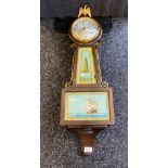 A Sessions 'Revere' model banjo wall clock circa 1910-1920 made in Forestville CT USA.