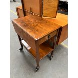 Vintage drop leaf trolley table