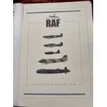 An Album Of Royal Air force plane First day covers/coins set