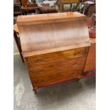 Three drawer writing bureau [in need of attention]