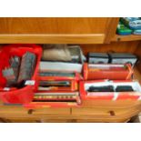 A large collection of boxed Hornby trains, carriages, control units, track and model houses