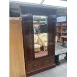 Edwardian inlaid Wardrobe