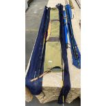 Tony's Tackle Sea Match 2000 sea fishing rod, Cono-Flex sea fishing rod and Quantum 200 carbon