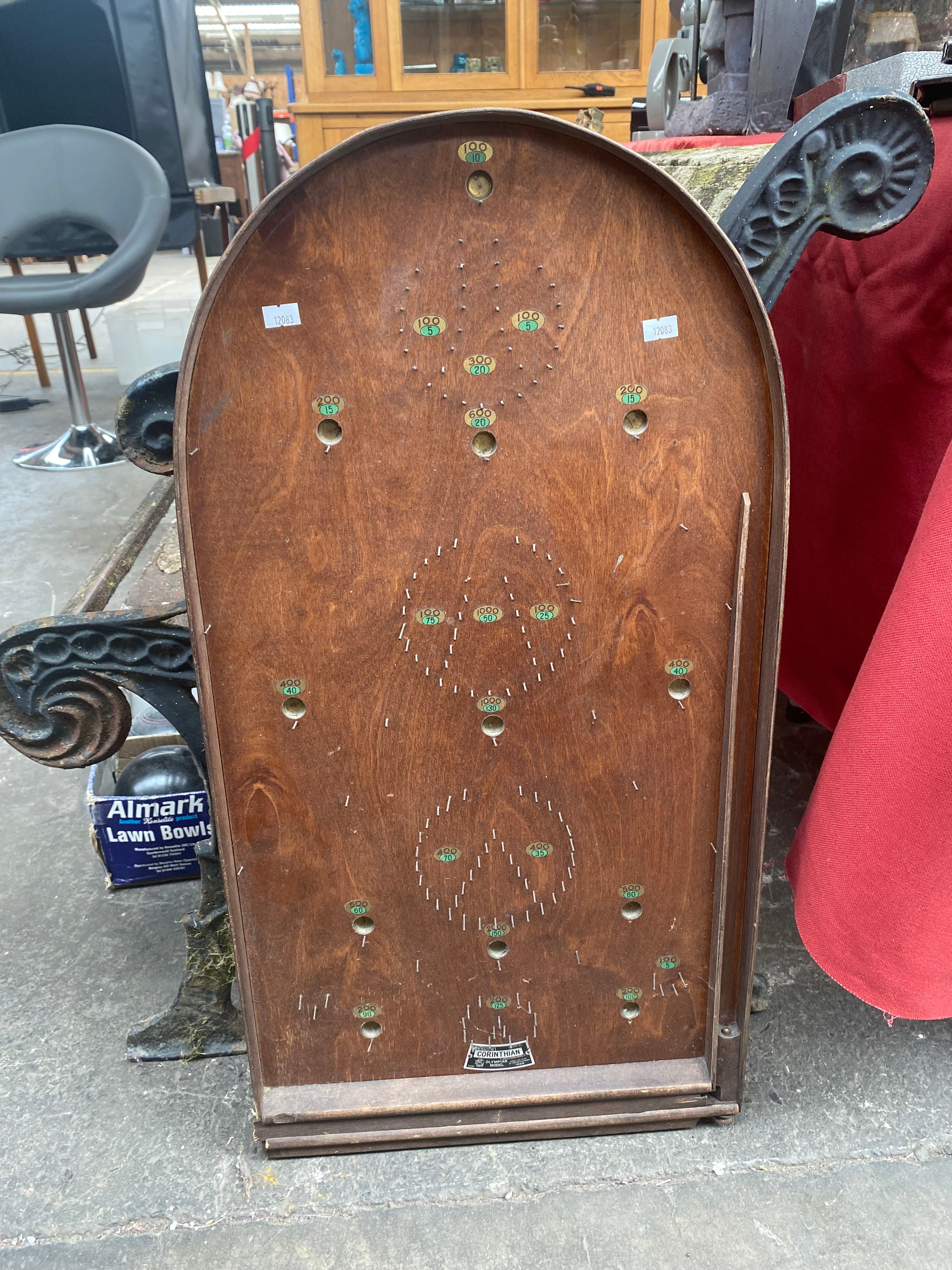 Vintage Bagatelle board