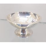 London silver sugar bowl. Produced by Guild of Handicraft. [138.53grams] [5cm high and 9.8cm in