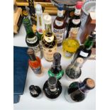 Selection of alcoholic beverages includes Martini etc