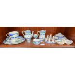 A Shelf of Royal Doulton Merryweather Tea ware