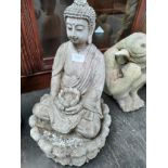 Thai Buddha garden ornament [approximately 18 inches in height]