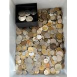 A Collection of silver coins and a large quantity of mixed world coins