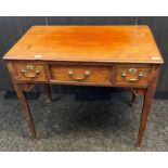19th century mahogany writing desk/ wash stand. lift up rectangular section revealing wash basin